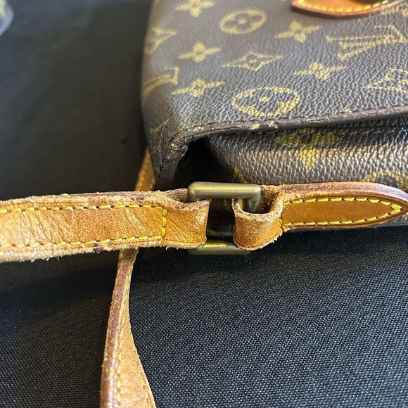 Louis Vuitton St Cloud Vintage Brown Monogram Crossbody Bag Authentic - Picture 8 of 10